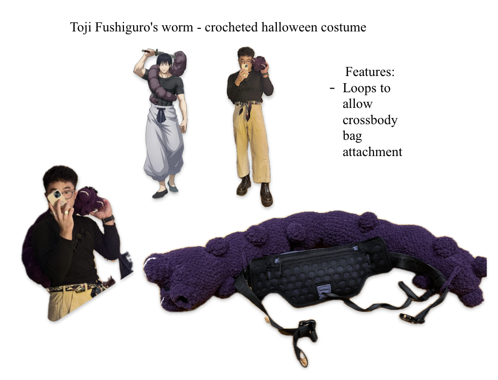 Toji's worm (crocheted)